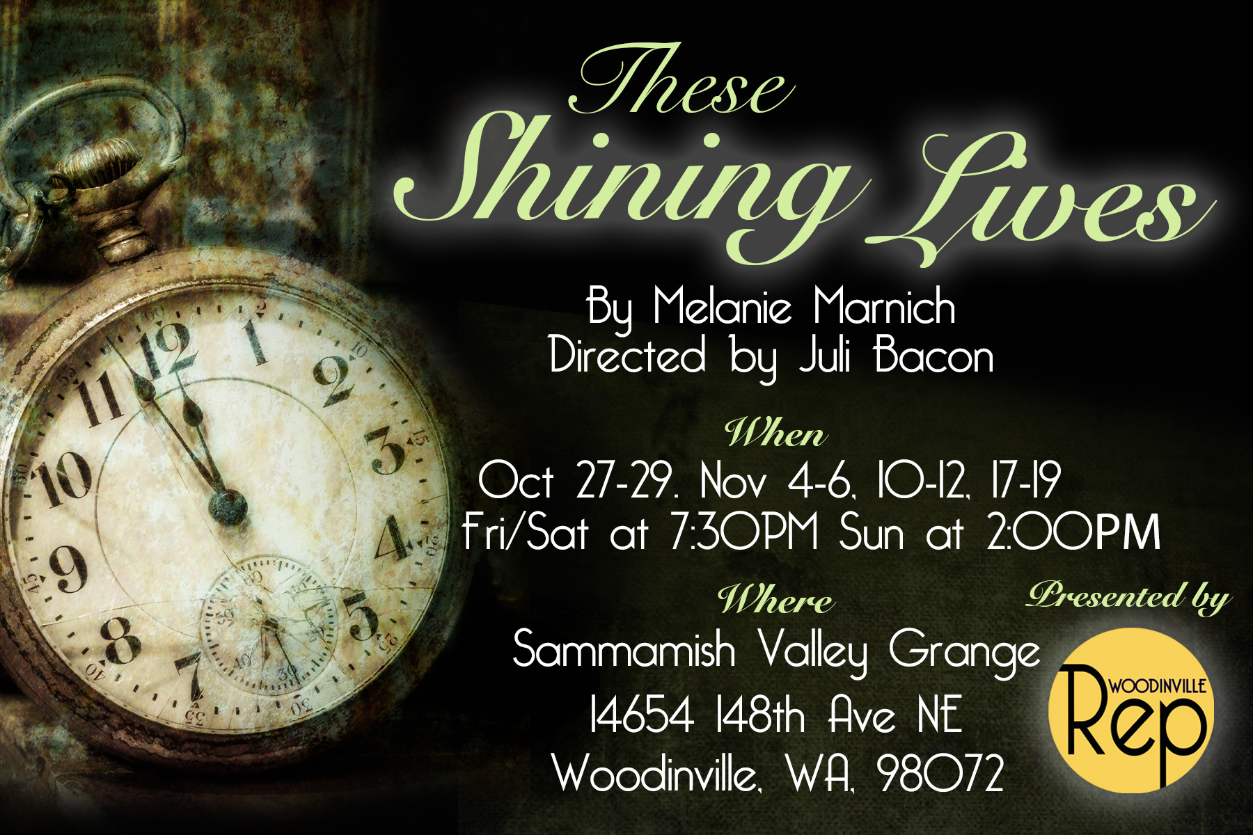 These Shining Lights performed by Woodinville Repertory Theatre